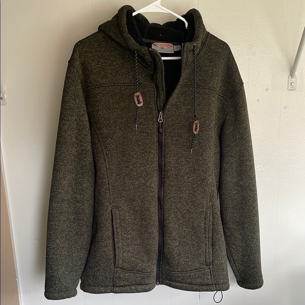 Rugged Elements Olive Jacket With Hood - image 1